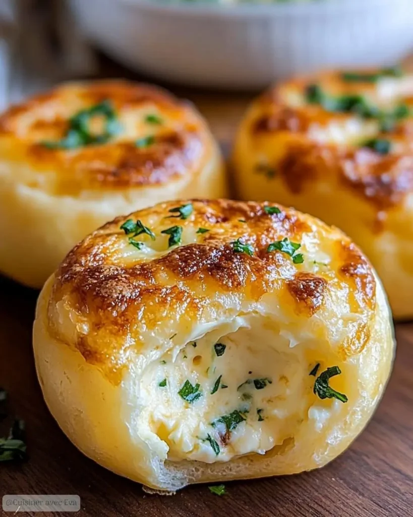 Bombes au Fromage et à l’Ail Apéritif