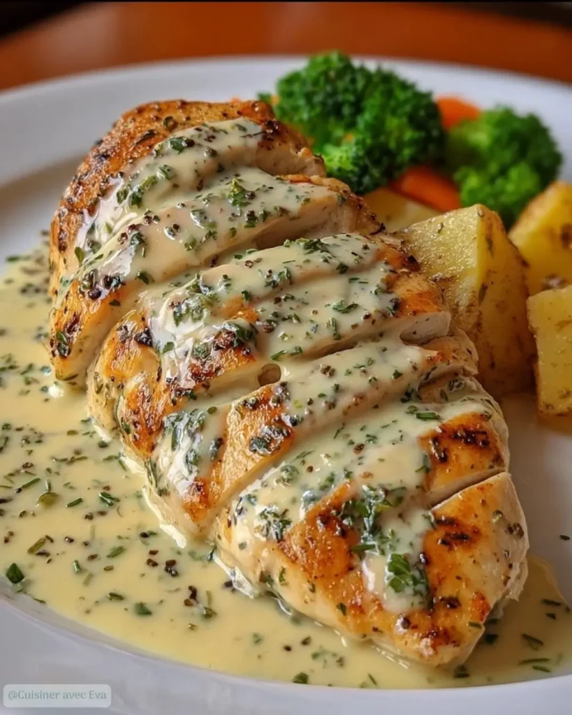 Comment préparer le Poulet Sauce Boursin à l’Ail