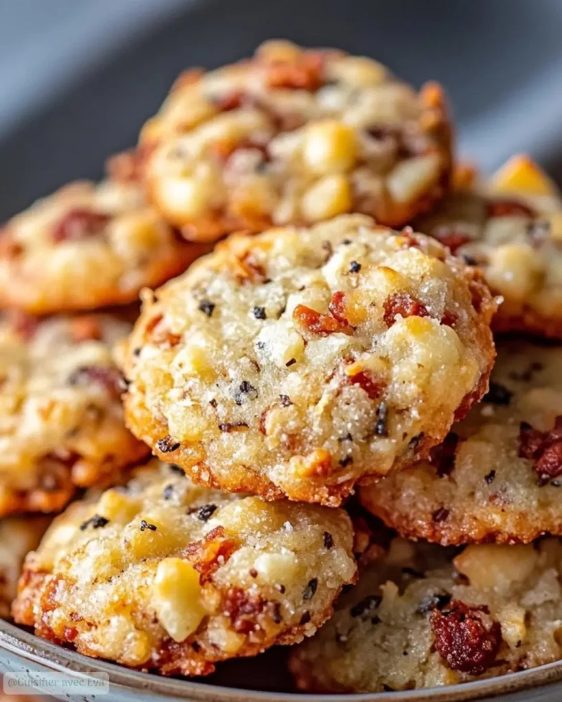 Comment préparer les Cookies Salés au Parmesan, Chorizo et Noix