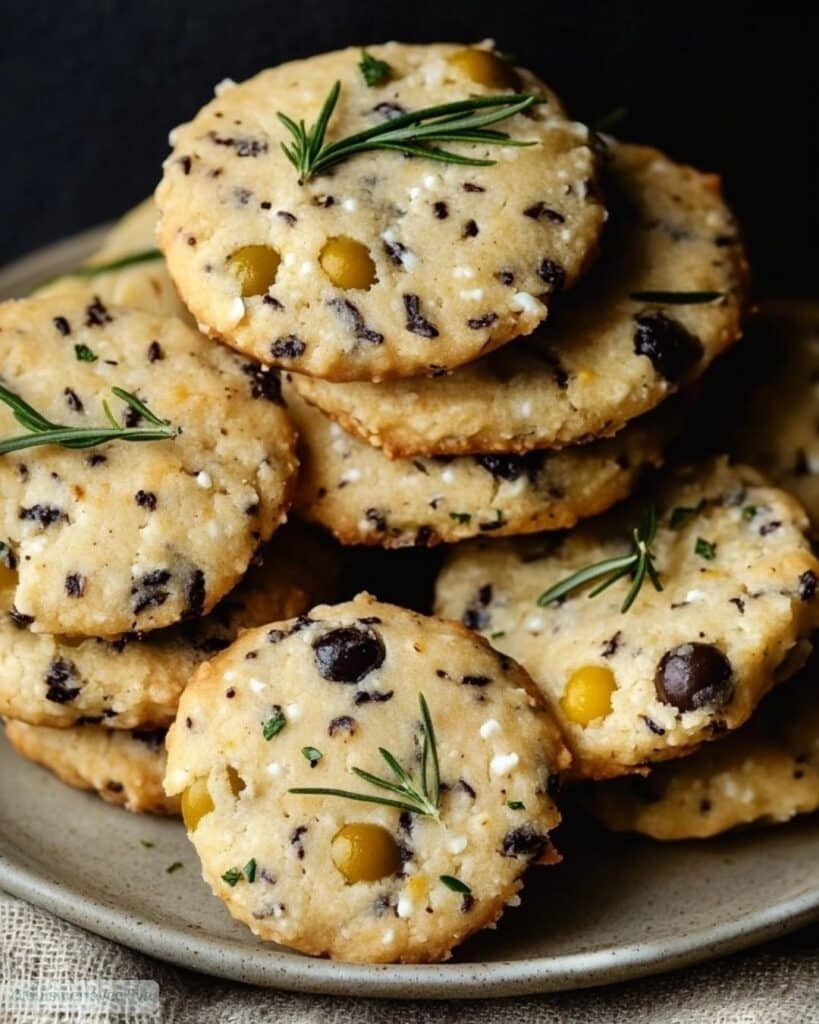 Comment préparer les Cookies Salés au Parmesan et Olives Noires