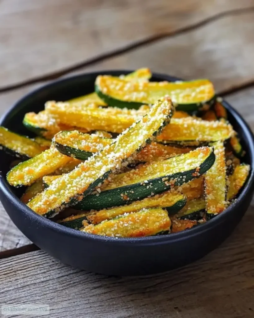 Frites de Courgettes au Parmesan Croustillantes