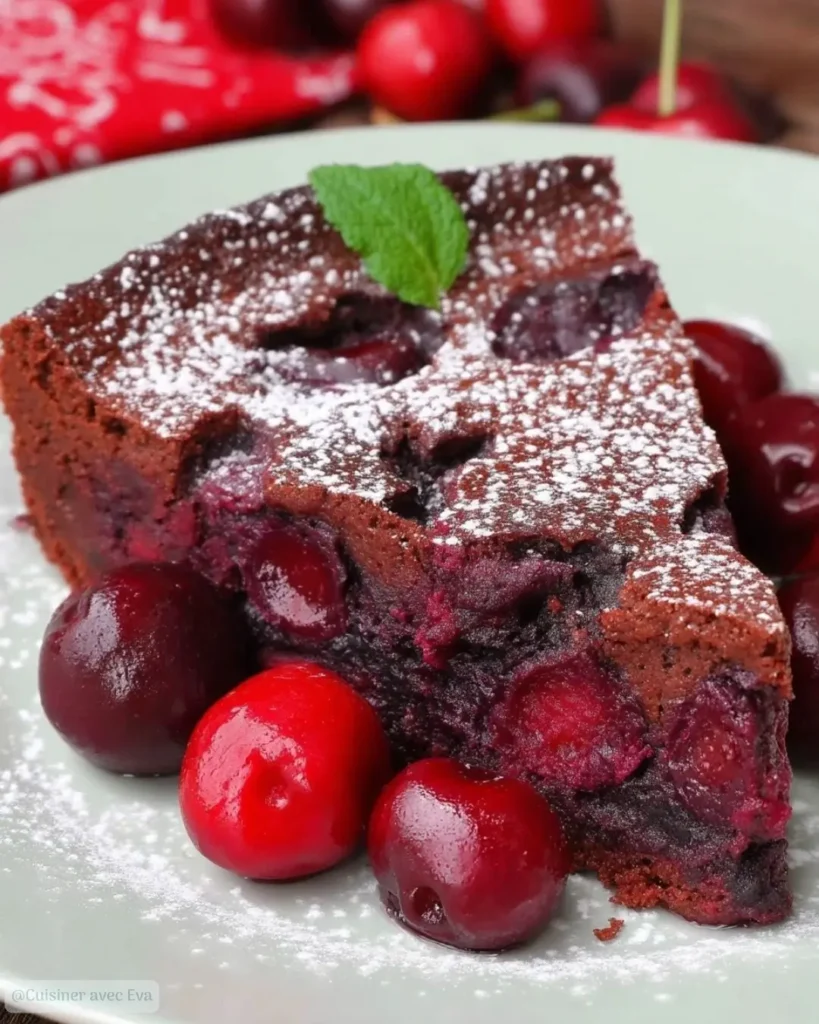 Ingredients Clafoutis Chocolat-Cerises