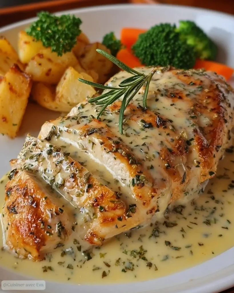 Poulet Sauce Boursin à l’Ail