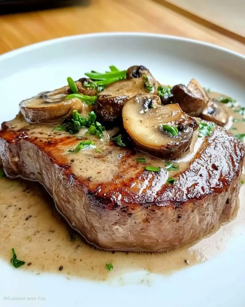 Ingredients Filet Mignon au Boursin et Champignons
