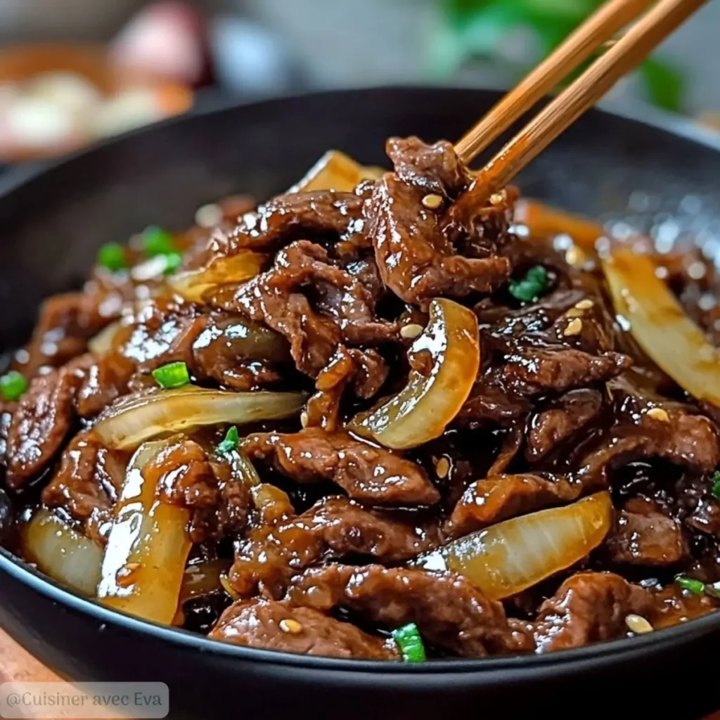 Bœuf Sauté aux Oignons