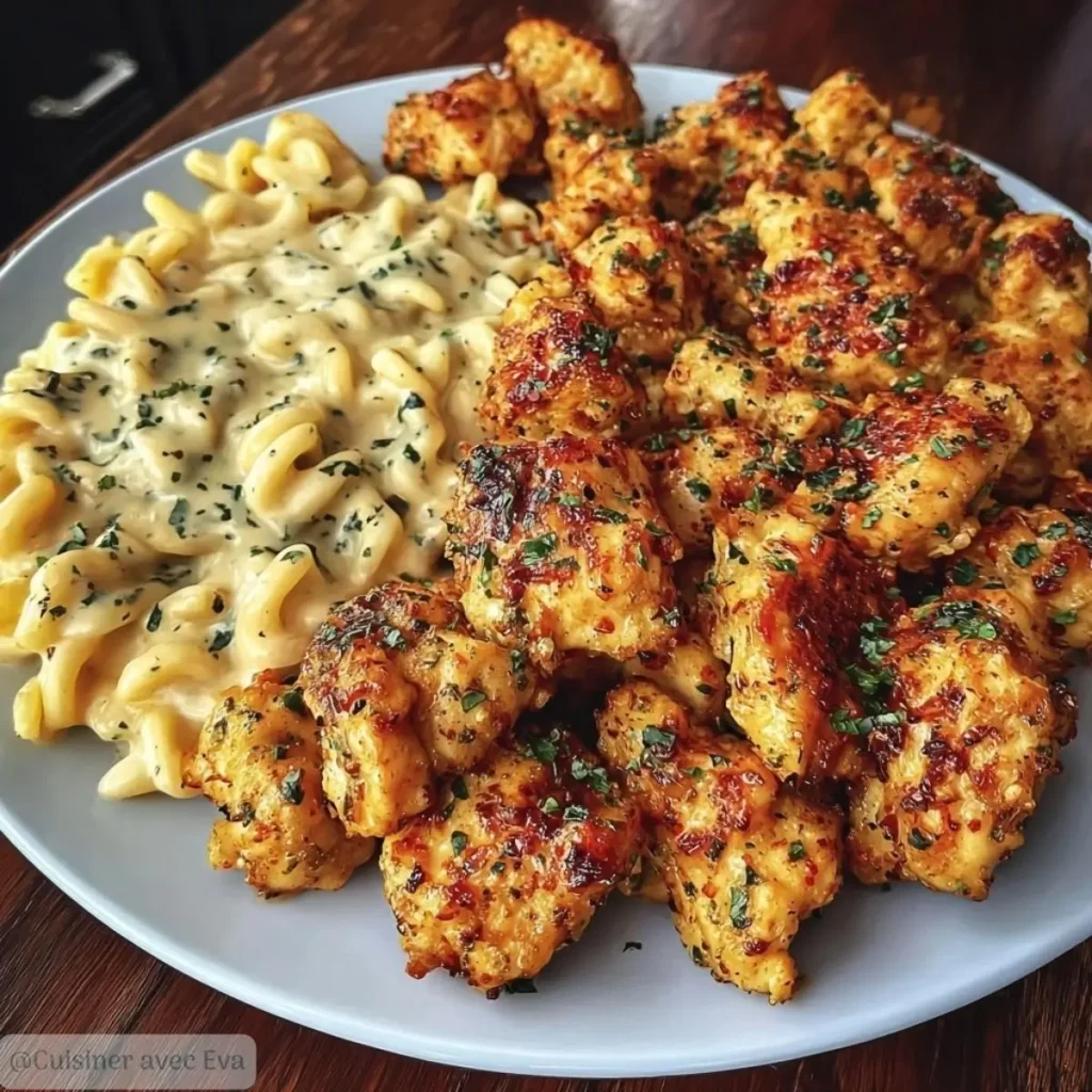 Bouchées de Poulet à l’Ail au Beurre