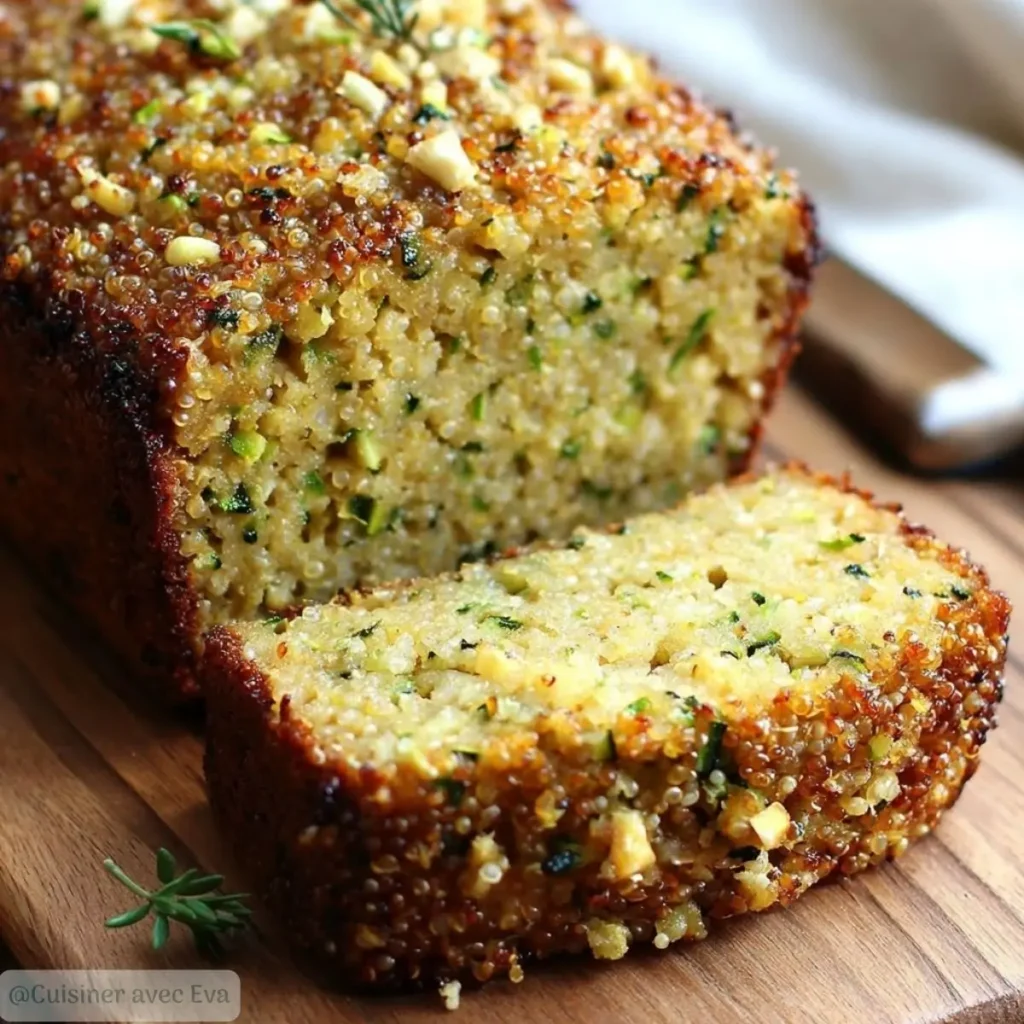 Cake Quinoa-Courgette & Parmesan, Noix de Cajou