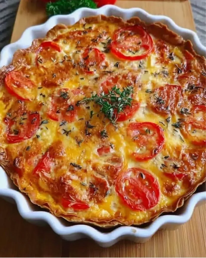 Comment préparer la Quiche sans Pâte au Thon et à la Tomate