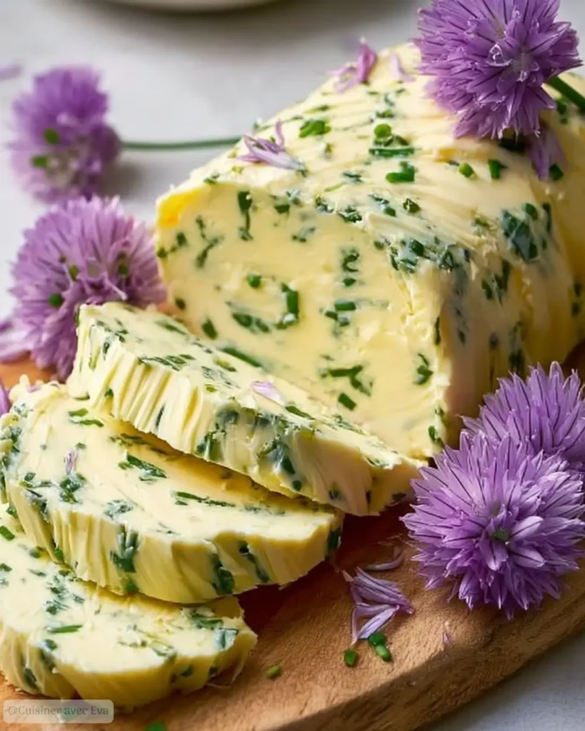 Comment préparer le Beurre aux Fleurs de Ciboulette