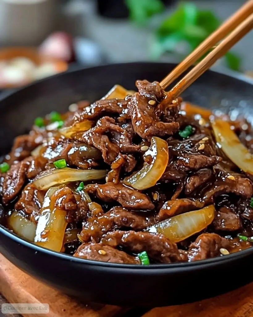 Comment préparer le Bœuf Sauté aux Oignons