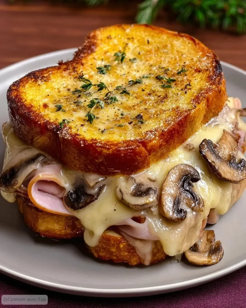Comment préparer le Croque-Monsieur Gourmand aux Champignons