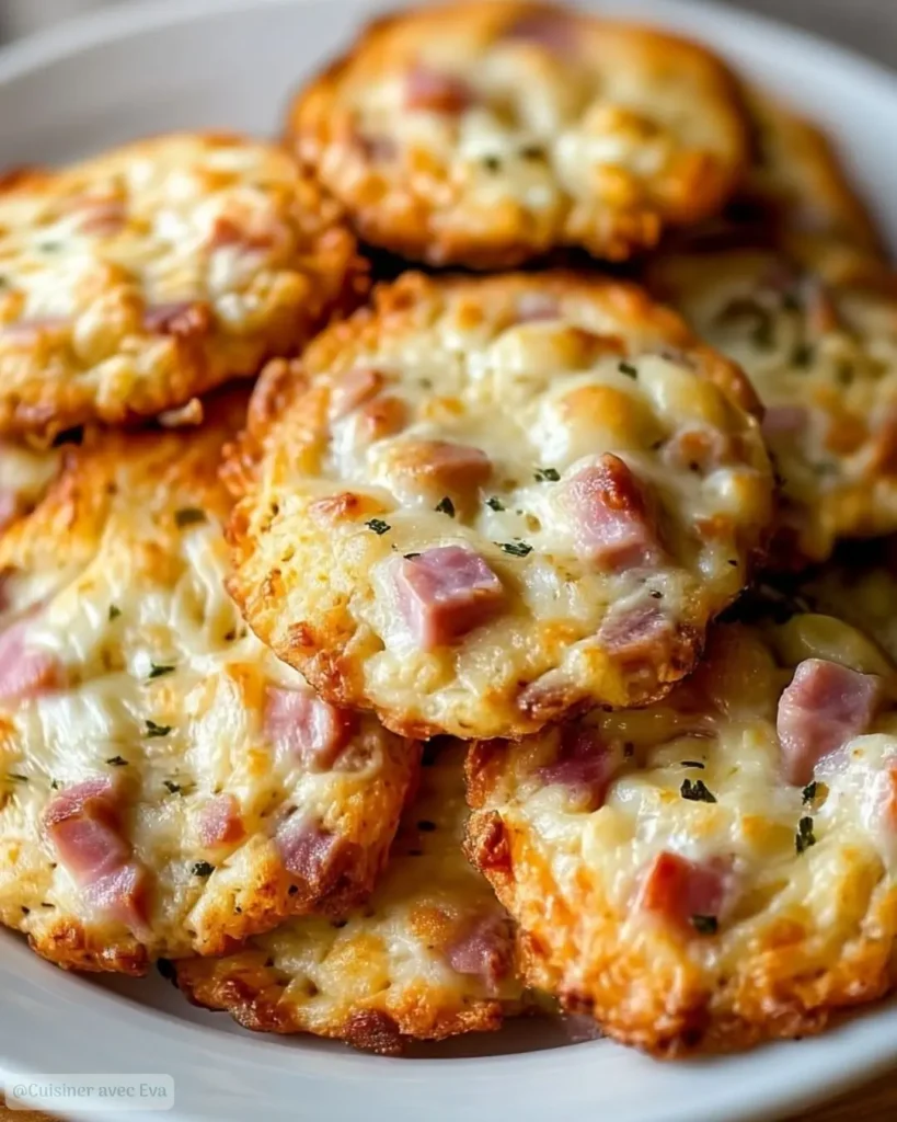 Comment préparer les Cookies Salés au Jambon et Fromage