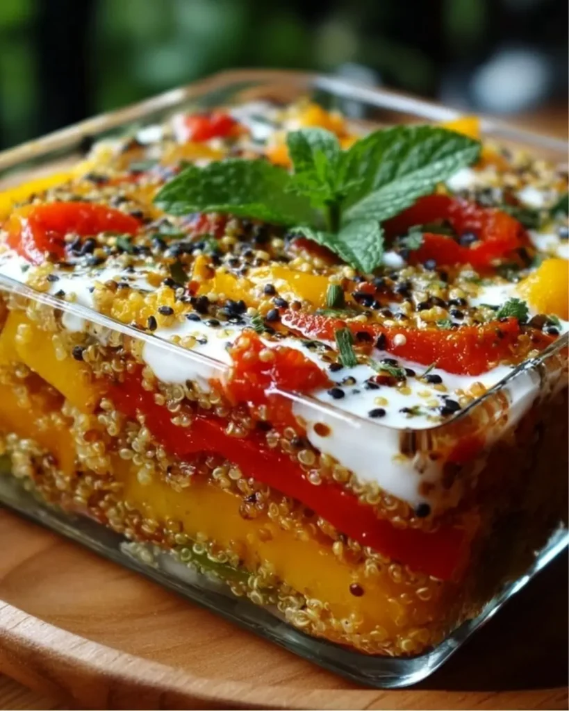 Comment préparer les Lasagnes Froides de Poivrons et Quinoa