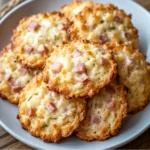 Cookies Salés au Jambon et Fromage