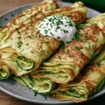 Crêpes de Courgettes Moelleuses & Légères
