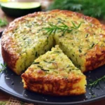 Gâteau courgettes parmesan