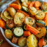 Légumes rôtis à l'ail et aux herbes
