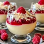 Panna Cotta Chocolat Blanc et Framboises