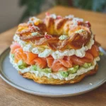 Paris-Brest Salé au Saumon Écossais, Crème d’Avocat et Fromage Frais