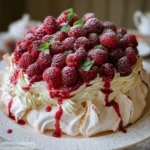 Pavlova aux Fraises et Framboises