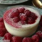 Perles du Japon au Lait de Coco et Coulis de Framboises