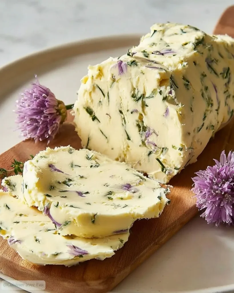 Pourquoi vous allez adorer ce Beurre aux Fleurs de Ciboulette