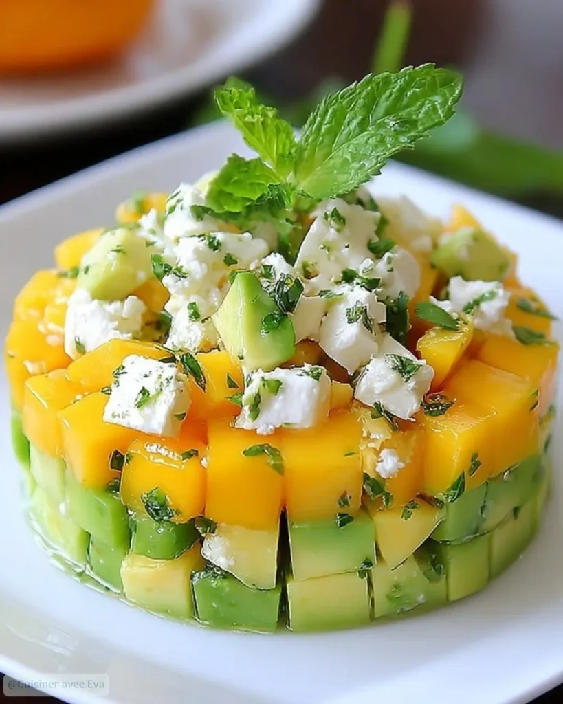 Pourquoi vous allez adorer ce Tartare de Mangue Avocat et Feta