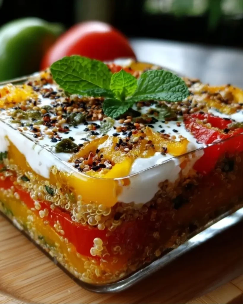 Pourquoi vous allez adorer ces Lasagnes Froides de Poivrons et Quinoa