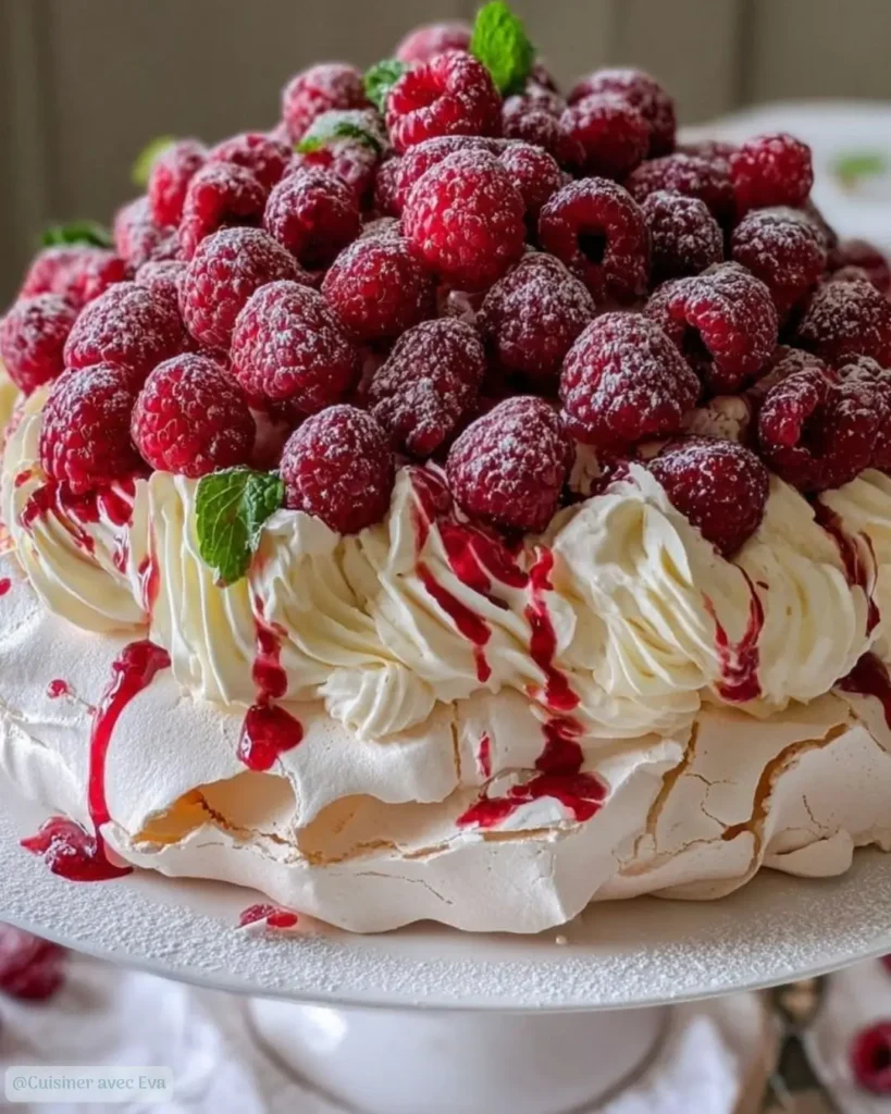 Pourquoi vous allez adorer cette Pavlova aux Fraises et Framboises