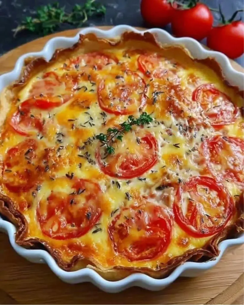 Pourquoi vous allez adorer cette Quiche sans Pâte au Thon et à la Tomate