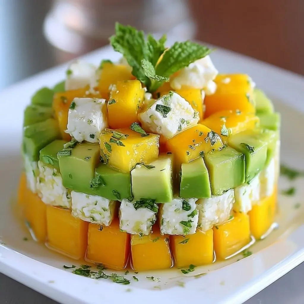 Tartare de Mangue Avocat et Feta