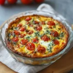 Clafoutis Salé Tomates Mozzarella