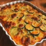 Clafoutis de Courgettes et Chorizo