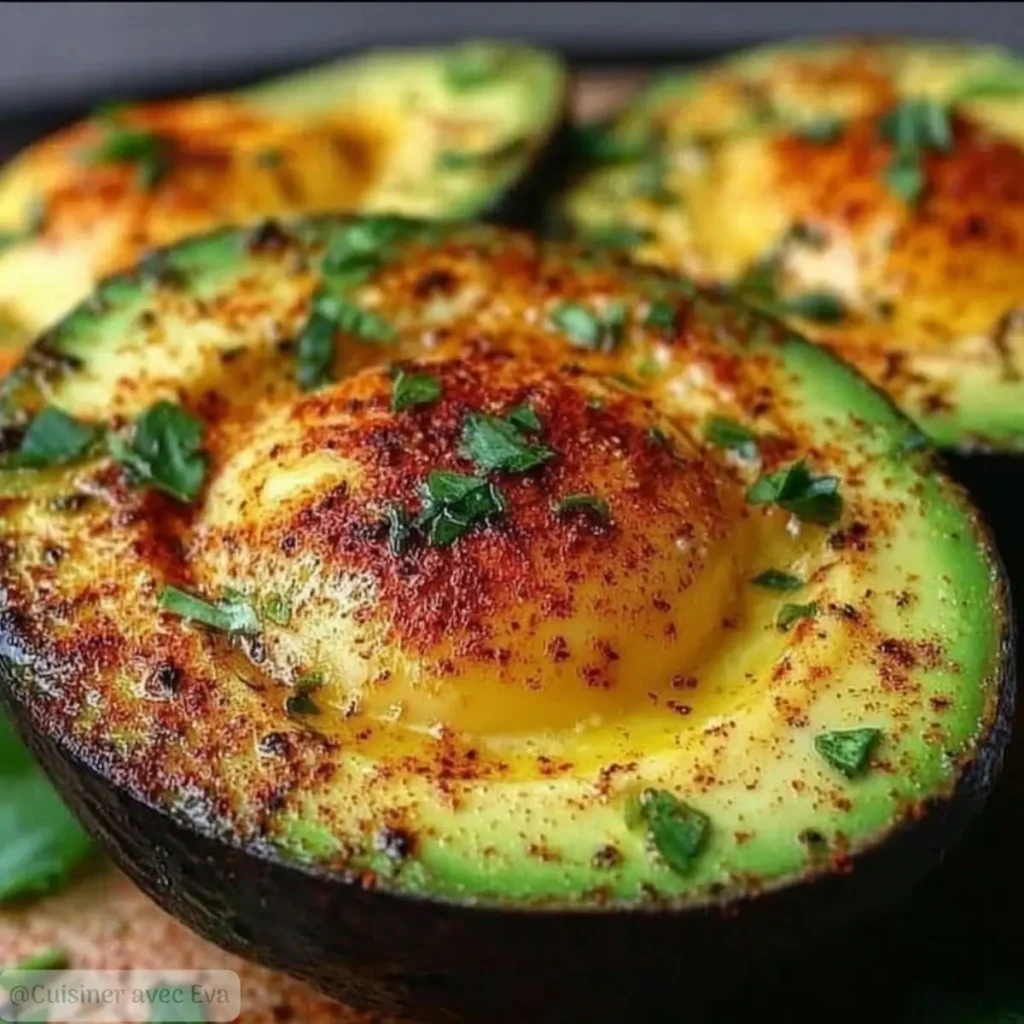 Comment préparer Avocats rôtis œufs cocotte et paprika
