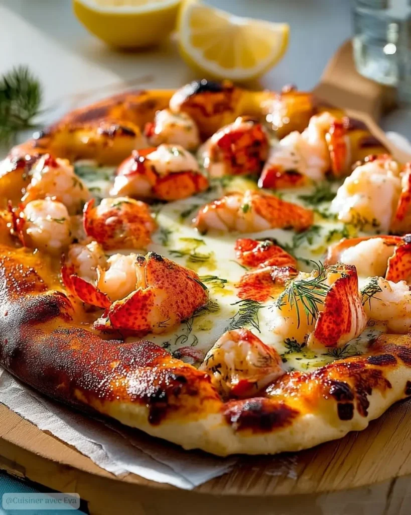 Comment préparer la Pizza au homard style lobster roll