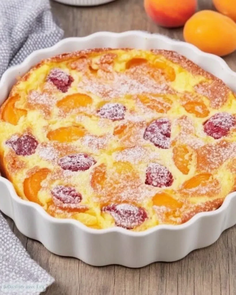 Comment préparer le Clafoutis Minute aux Abricots et aux Framboises