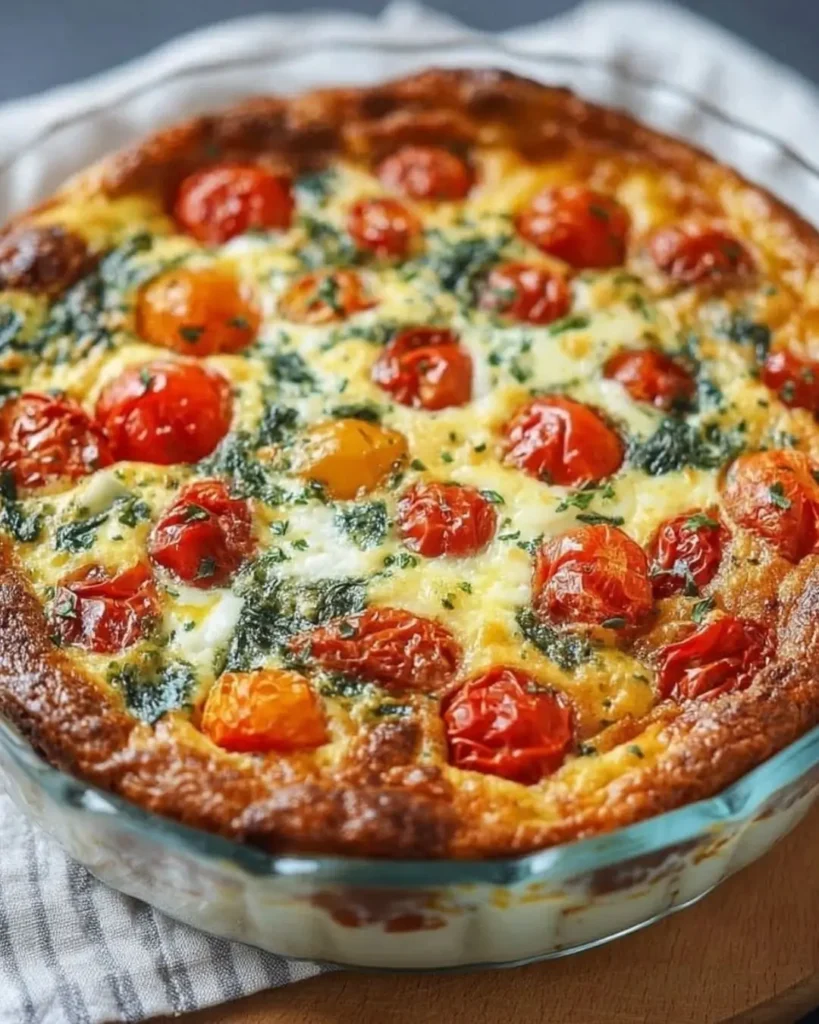 Comment préparer le Clafoutis Salé Tomates Mozzarella