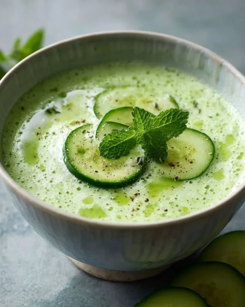 Comment préparer le Gaspacho Crémeux Concombre & Courgette