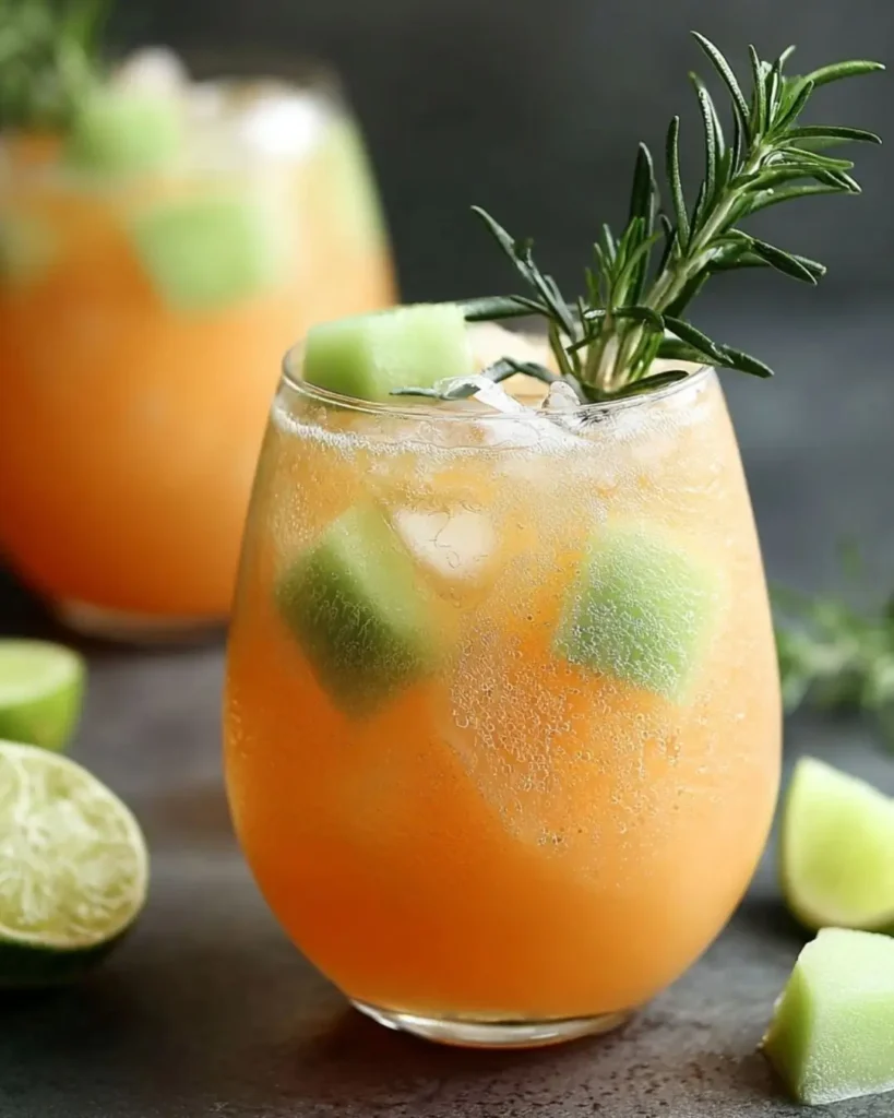 Comment préparer le Spritz Melon Romarin et Citron