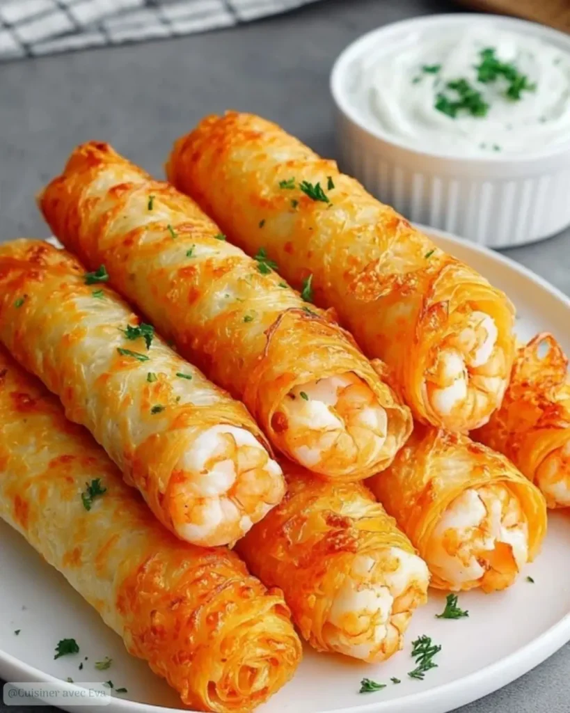 Comment préparer les Cigares Croustillants aux Crevettes et à l’Ail