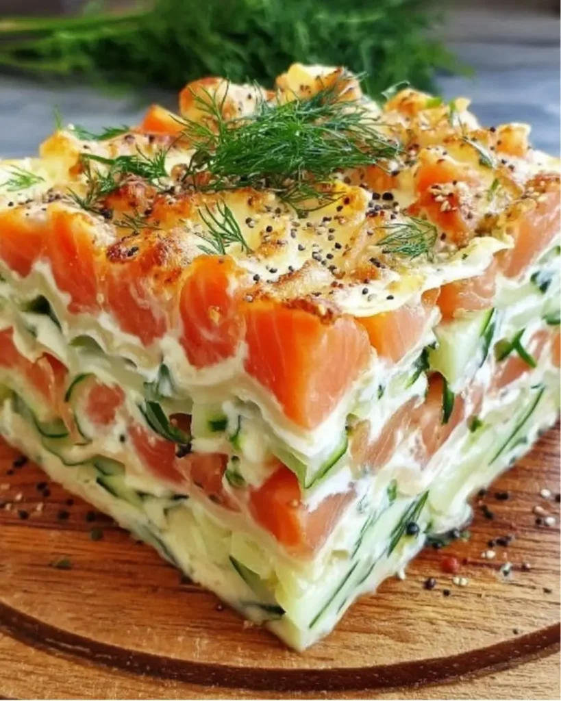 Comment préparer les Lasagnes Froides de Concombre et Saumon