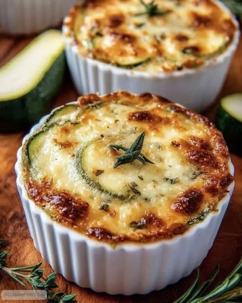 Comment préparer les Petits Gratins de Courgettes