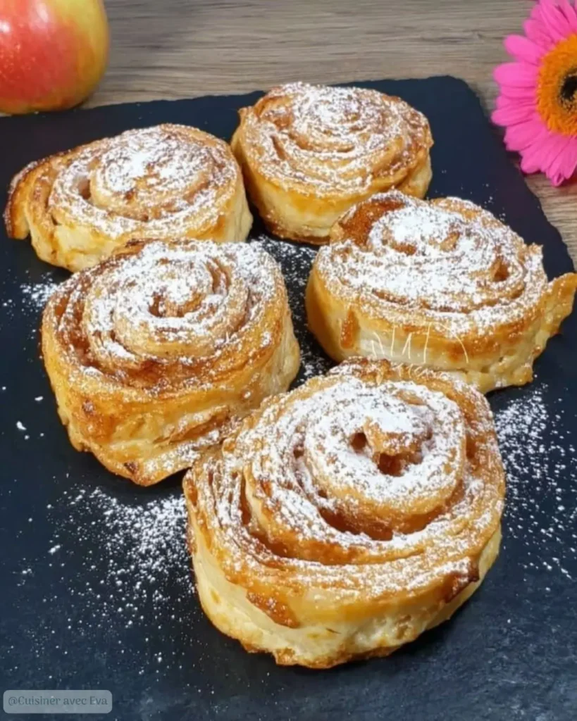 Comment préparer les Roulés feuilletés aux pommes