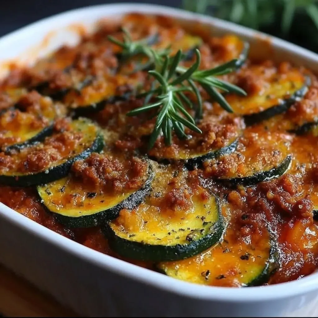 Courgettes à la Bolognaise Savoureuse