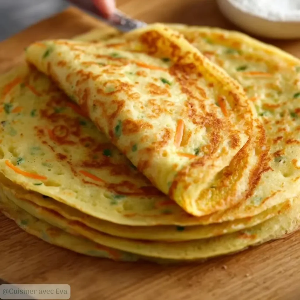 Crêpes Légères aux Légumes