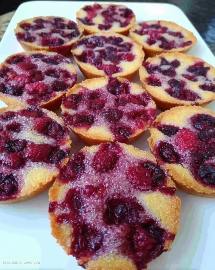 Ingrédients pour Tartelettes sans Pâtes aux Framboises