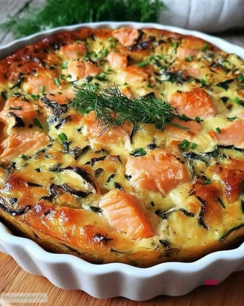 Pourquoi vous allez adorer ce Clafoutis Saumon et Courgettes