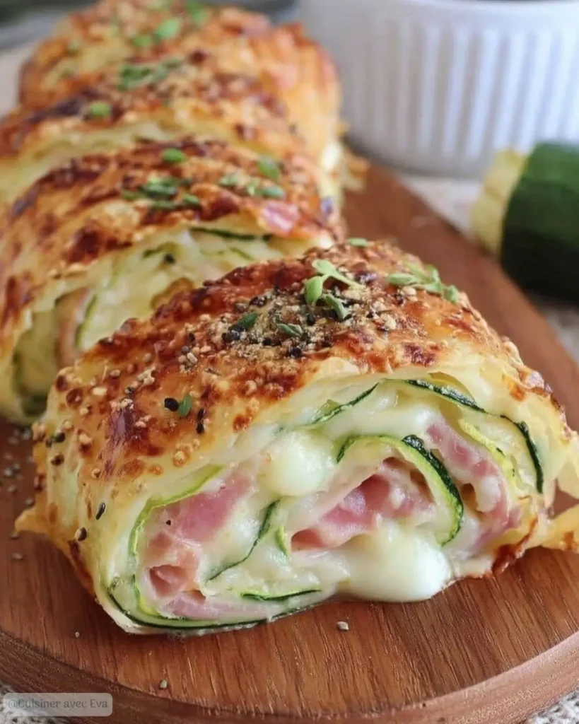 Pourquoi vous allez adorer ce Feuilleté de courgettes à la mozzarella et au jambon