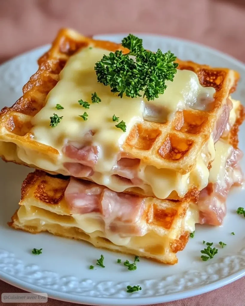 Pourquoi vous allez adorer ces Gaufres salées au jambon et fromage