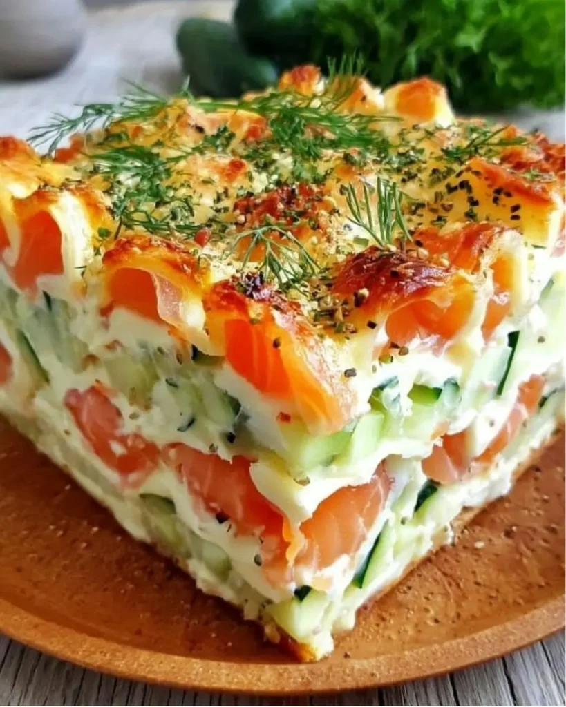 Pourquoi vous allez adorer ces Lasagnes Froides de Concombre et Saumon